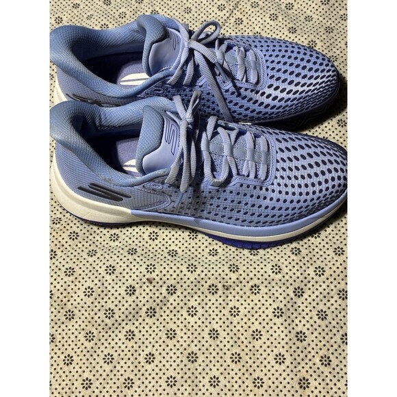 Skechers Arch Fit Pickleball Shoes Womens 9 Blue Athletic Comfort Sneakers - Picture 5 of 8